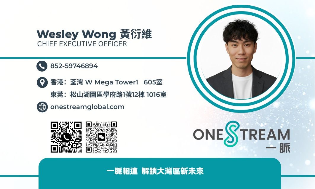 Wesley Wong business card